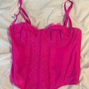 Corset Top Pink Size M Photo 3