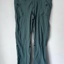 Marmot  Ginny Hiking Pants Womens Green Roll Up UPF30 Stretch Lightweight Sz 12 Photo 0