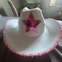 Pink Glitter Cowgirl Hat Photo 0