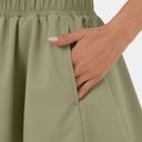 Halara NEW  High Waisted Elastic Waistband Side Pocket High Low Dance Shorts 3.5" Photo 2