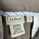 L.L.Bean Brown  Classic Cotton Cropped Pants Size 4 EUC Photo 4