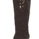 Tod's Tod’s | Suede Leather Boots Knee High Heels 34.5 Brown Photo 0