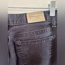 L.L.Bean Vintage  jeans soft black ultra high waisted straight leg mom Jean sz 12 Photo 7