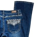 Shyanne  Women’s Sz 29 Boot Cut Scroll Embroidered Western Mid Rise Denim Jeans Photo 9