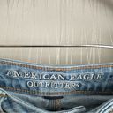 American Eagle Vintage High Rise Button Fly Distressed Ripped Knee Jeans Size 2 Photo 5