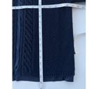 J.Crew 1596 Vintage  Blue Wool Blend Thick Cardigan Sweater Size Medium Photo 3