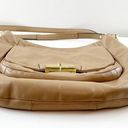 Coach  Kristin Leather Adjustable Strap Hobo Shoulder Handbag Beige Photo 5