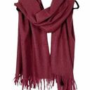 Liz Claiborne NEW  Wrap Burgundy Pashmina With Fringe Soft Shawl Scarf Winter Photo 0