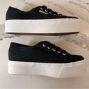 Superga  2790 Black Platform Sneakers Photo 9