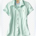 Orvis NWOT  Tech Chambray Short-Sleeved Work Shirt size Small Photo 0