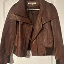 Brown Bomber Jacket Size M Photo 0