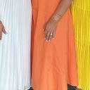 Petal and Pup  Cabo Orange Frill Sleeve Midi Dress M Photo 6