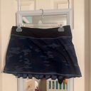 Lululemon Size 6  Ruffle back skirt- navy blue camo Photo 0