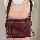 Fossil Women’s Allie Leather Satchel Bag Wine or Brandy Photo 2