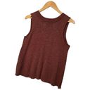 Anthropologie  Camilla V Neck Knit Sweater Tank Vest Brown S Photo 7