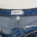 Abercrombie & Fitch High Rise 90s Relaxed Cutoff Jean Shorts Photo 5