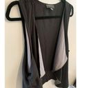 Forever 21 2XL Reversible Sleeveless Shacket--Black/Grey Full Zip EUC Women’s Photo 2