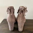 Tahari  Taupe Gray Suede Bootie - Size 7.5 Photo 3