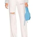 Pistola NWT $158  Cassie Super High Rise Straight White Distressed Jeans Photo 0