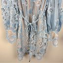 Elliatt NWT  Jetsetter Lace Mini Dress in Sky Blue White Size Small Photo 3