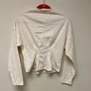 Pilcro  Anthropologie Corset Pullover Sweatshirt size small Photo 2