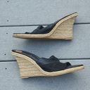 Unisa  Leather Cross Strap Cork Wedge Sandals Photo 9