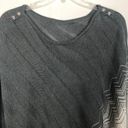 Women's Dip Dye Asymmetrical Poncho/Sweater Size M Size M Photo 1