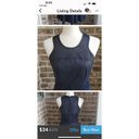 Rebecca Taylor  DRESS NAVY FIT & FLARE LAZER CUTOUT LINED SZ 4 EUC CLEAN CRISP Photo 8