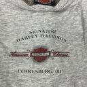 Y2k gray womens harley davidson tshirt Size L Photo 3