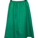 American Vintage Vintage 1970s Retro High Waist Frog Midi Skirt Applique Green Funky Boho Indie Photo 1