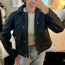 ZARA Faux Leather Cropped Jacket in Small Photo 0