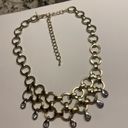 Cookie Lee Signed  Two Tone Costume Necklace Adjustable Length Photo 11