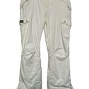 Burton Women's  White Snowboard Skiing Gear Dryride Cargo FLY Pants Size Med EUC Photo 0