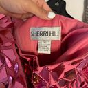 Sherri Hill , size 0, Pink sequined mirror dress!! Photo 3