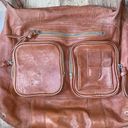Chocolat Blu  Brown Convertible Leather Hobo Shoulder Bag EUC Pockets Photo 13