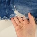 American Eagle  super stretch distressed hi-rise denim shortie button fly size 0 Photo 3