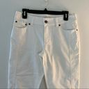 prAna  Pants Women's Carlotta Cropped Pants in White Sz 10/ Sz 30 NWT Photo 2