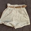 Cider High Waisted Corduroy Light Blue Shorts Photo 1