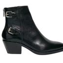 ALLSAINTS  Womens Sloan Black Leather Buckle Zip Boot Size EU 36 NIB Photo 0