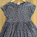 Comme des Garçons Tricot Comme des Garcons Short Sleeve Printed Dress in Indigo & White Size Small Photo 1