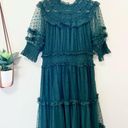 Onyx NWT Boden Polka Dot Tulle Midi Dress  Green Size 12R D0361 Photo 2