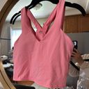 Alo Yoga Alo airbrush Real Bra Tank in Macaron Pink size M Photo 6