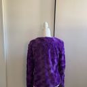 Esley Nwt  Purple Faux Fur Jacket Photo 3