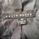 Haute Monde Black Windbreaker Jacket Photo 5