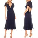 Katie May  Show The F Up Navy Blue Midi Dress Photo 1