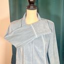 Norton Mcnaughton  Women's Blue Suede Feel Zip Up Long Sleeve Sports Jacket 8 Photo 4