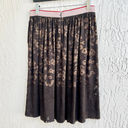 Stella McCartney $850  Floral elastic Knee Length A-Line Skirt Brown Womens Large Photo 6