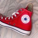 Converse Red  High Tops Photo 2