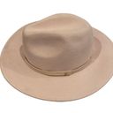 Free People  Hat One Size Dusty Pink Wool Felt Fedora Western Cowgirl Photo 2