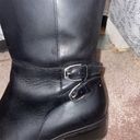 Ralph Lauren  Women's Black Riding Boots Size 6.5 Knee-High Zip Photo 4